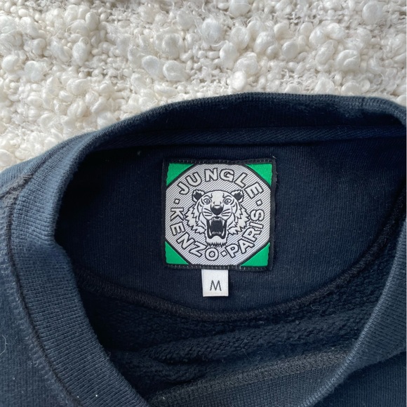 Black Graphic Print Crew Neck Sweatshirt - Picture 3 of 3